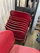 25 Maroon Chairs