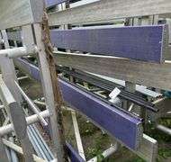 4 rise 21' aluminum bleacher