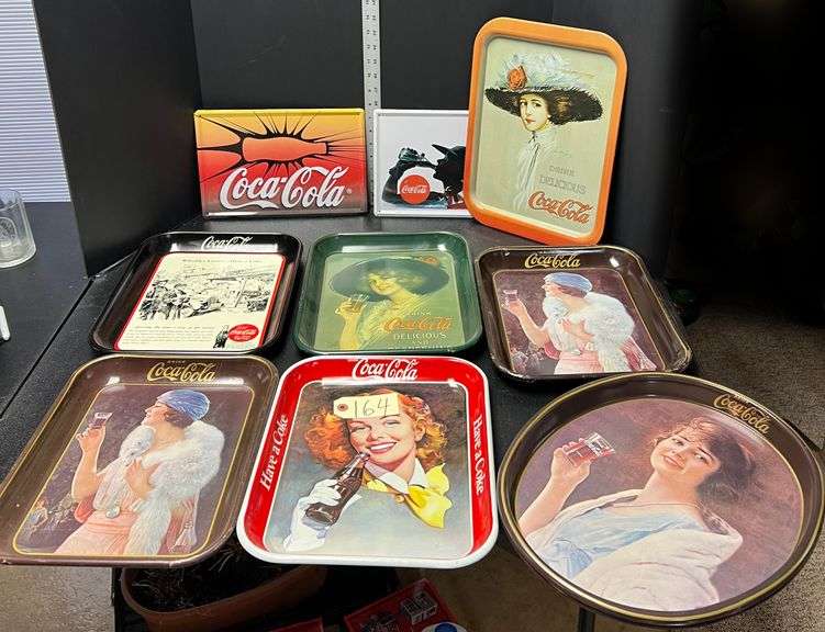 Coca Cola Signs and Trays