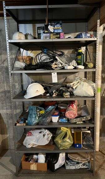 Metal Shelf and all that’s on it