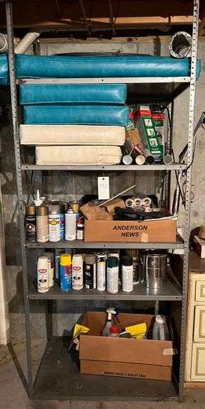 Metal Shelf and all that’s on it