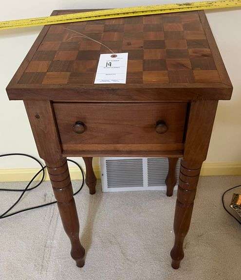 End Table-Checkerboard Table