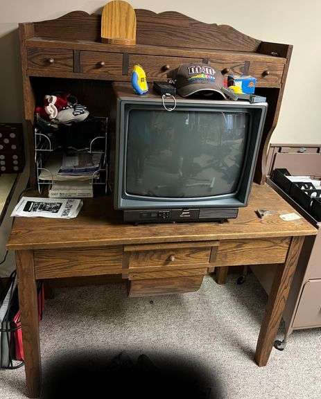 Desk and all that’s on it