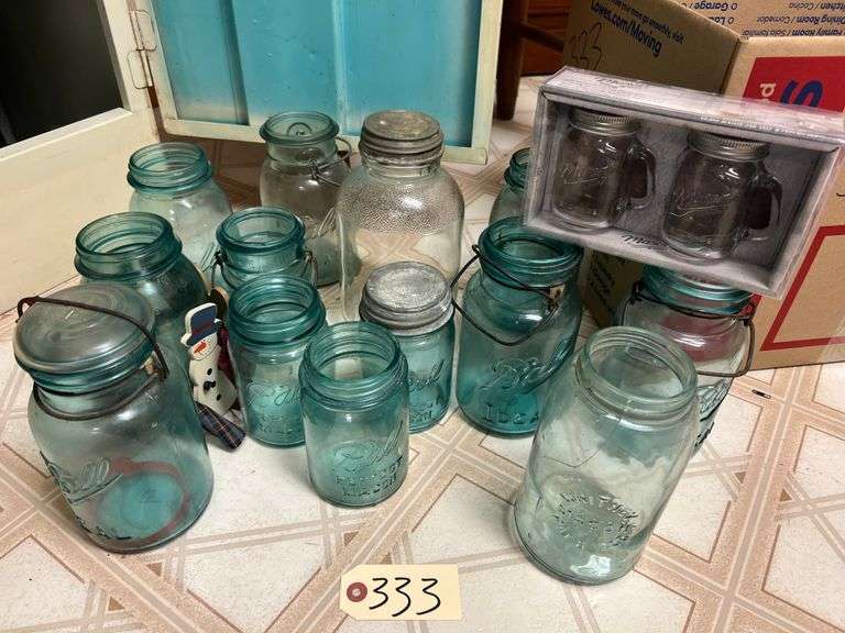 Blue Ball Jars