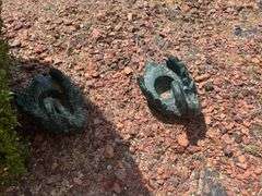 Bird Bath, Bench, Geese