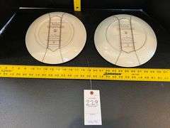 2 Norman Rockwell Plates