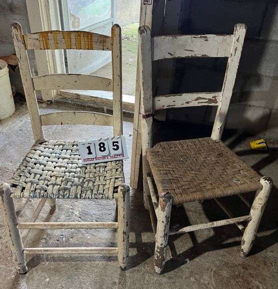 2 Ladder Back Chairs