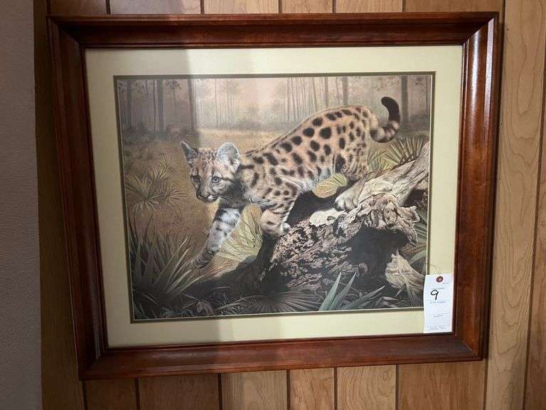 Charles France Bobcat Print