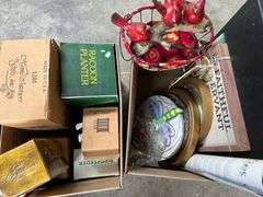 Wooden Christmas Train, Decor, Candle Holders, and Misc