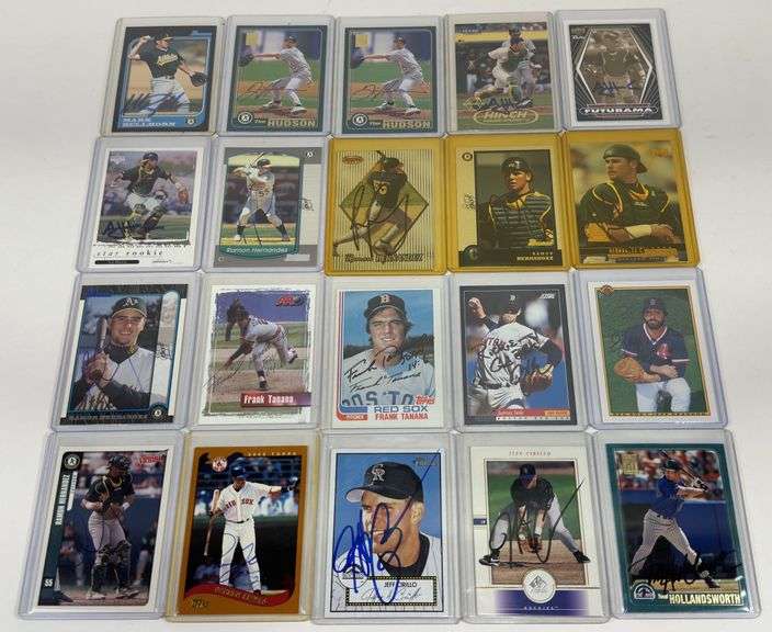 Lot Of 20 Autographed Baseball Cards
