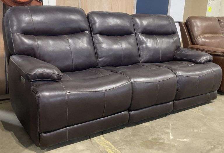 Ridgewin Leather Power Reclining Sofa
