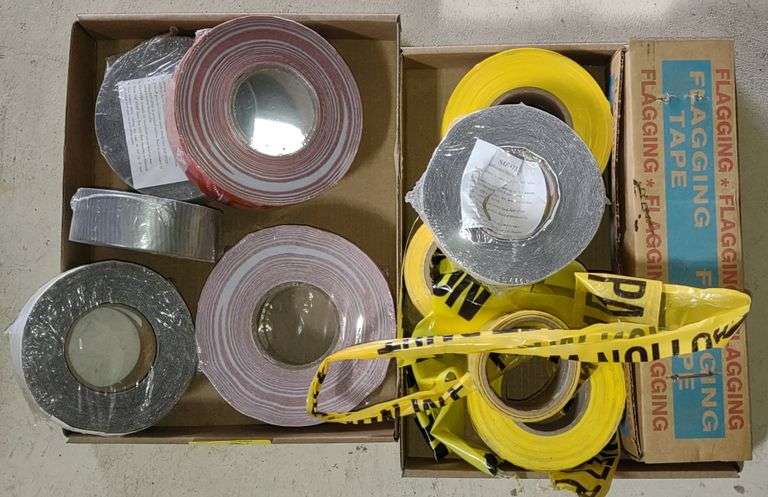 Caution Barrier Tape, Utility Grade Duct Tape,