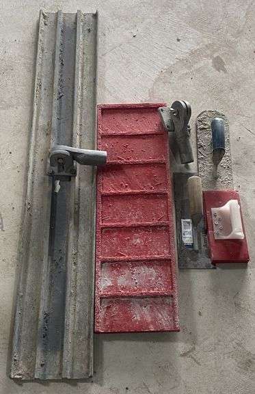 Concrete Tamping Instruments incl. Bull Float