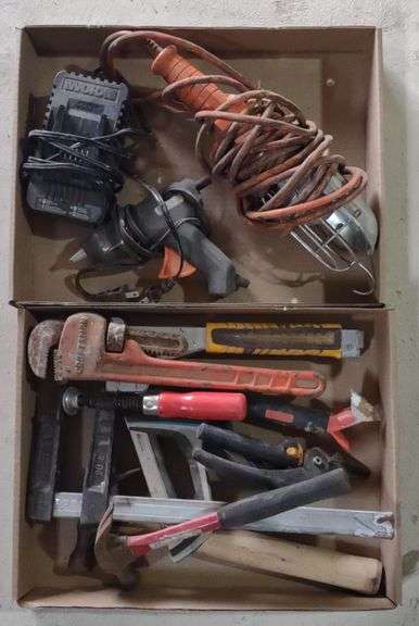 Craftsman 14" Pipe Wrench, Ceiling Utility Light,