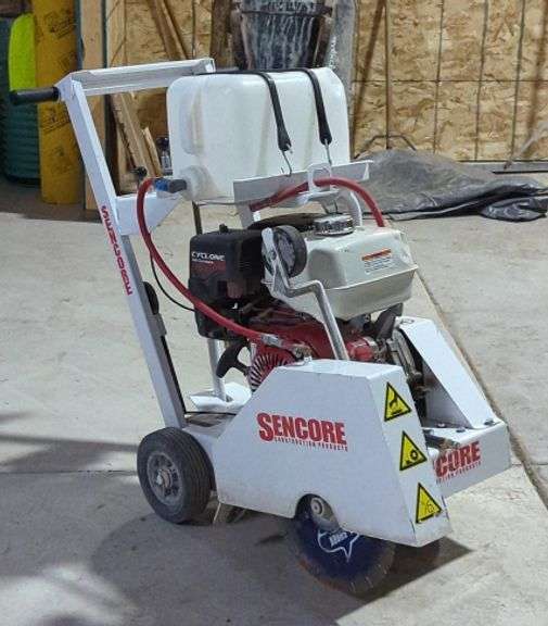 SENCORE NC1300 Series Walk Behind Concrete Saw