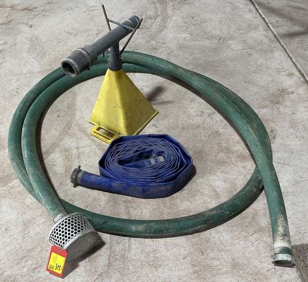 Water Pump PVC 2in x 20ft Discharge Hoses and