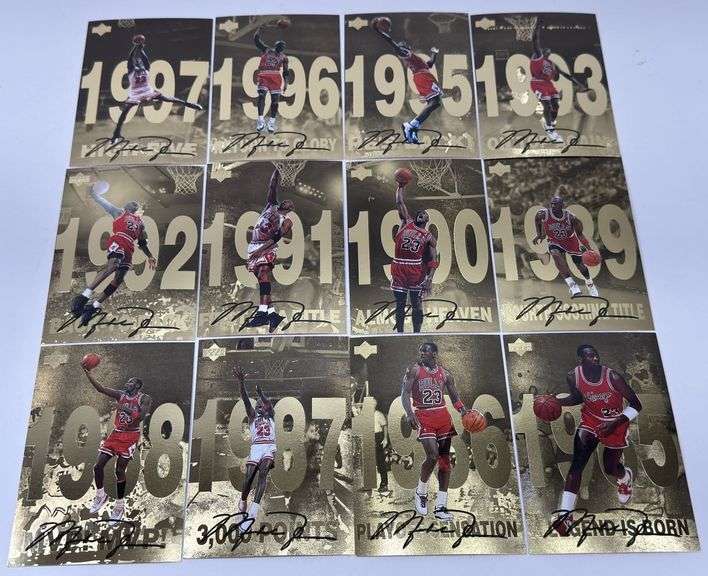 michael jordan gold foil card