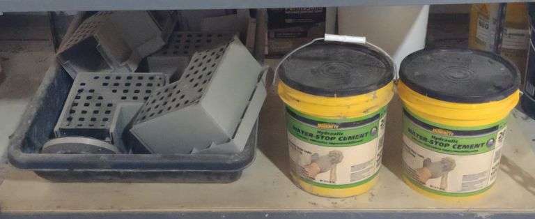 Quiktete Hydraulic Water-Stop Cement & Panting