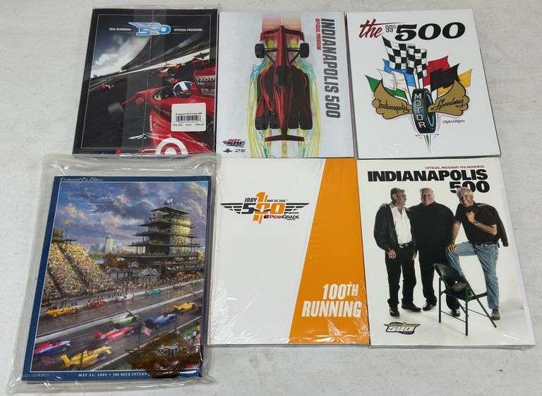 6) NOS Indy 500 Racing Programs