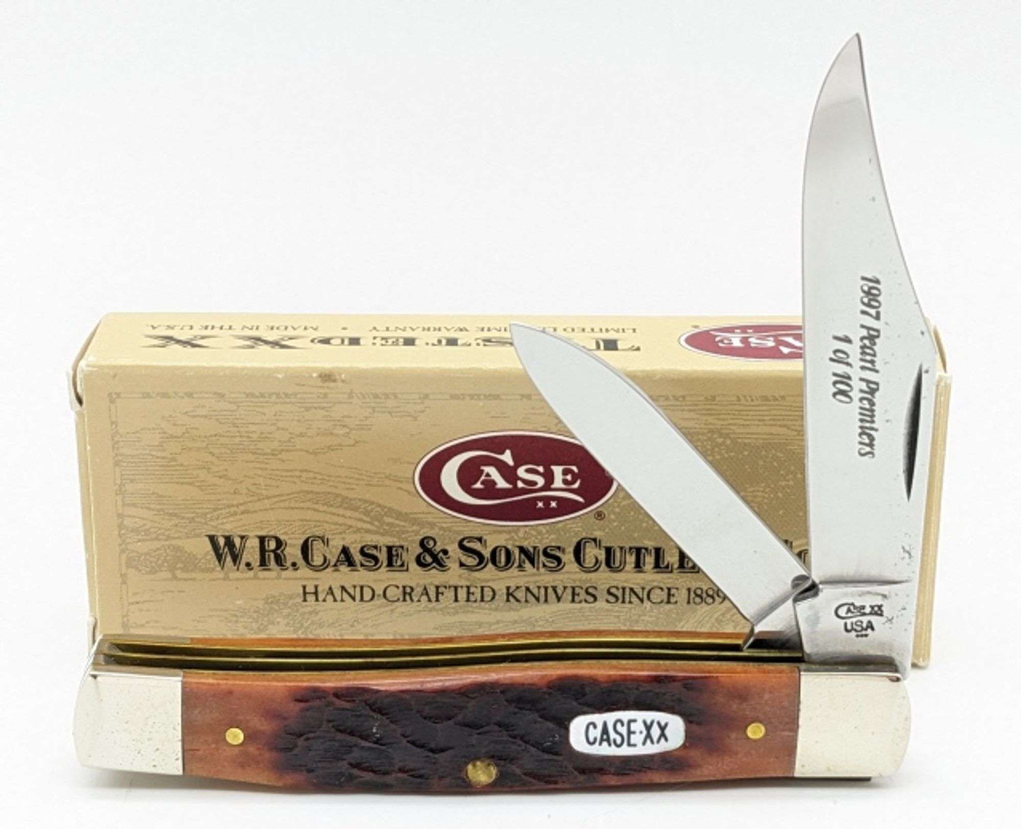 1997 Case XX Ltd Pearl Premier Texas Jack Knife 1 of 100 - Kraft