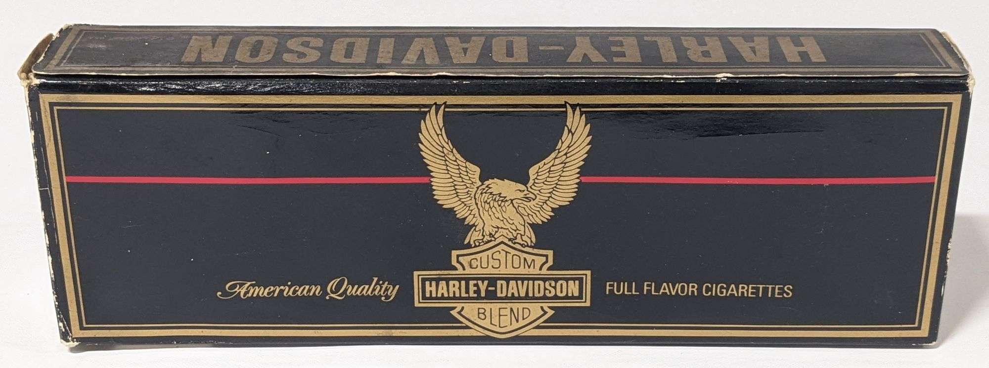 harley davidson cigarettes Vintage Harley Davidson Cigarettes - Full Carton Box (ten individual  packs/200 king-size cigarettes). Premium Quality/Custom Blend
