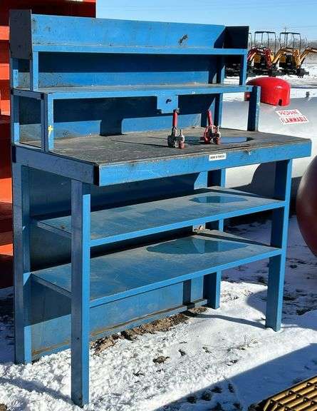 (BD) Metal Industrial Workbench - Kraft Auction Service, LLC