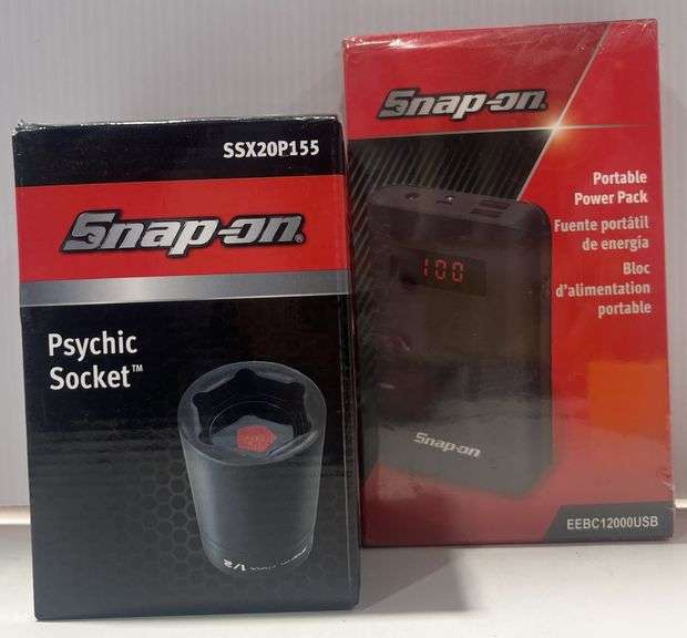 Snap-On Psychic Socket And Portable Power Pack - Kraft Auction Service, LLC