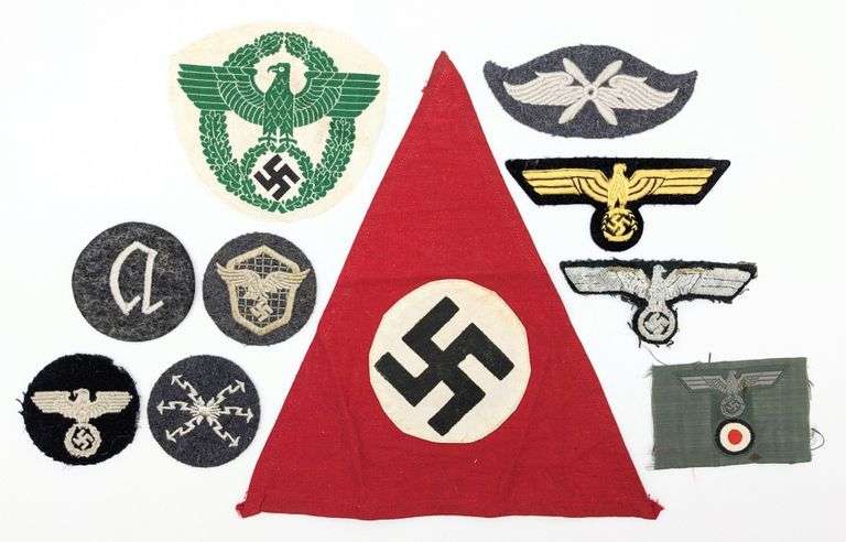 WWII German Luftwaffe Patches & Eagles - Kraft Auction Service, LLC