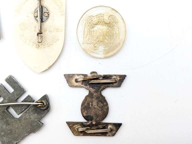 (7) WWII German Tinnie Badges