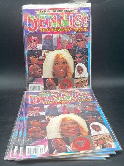 Rodman Magazines (II) Dennis Rodman the crazy bull magazines 5 total - Kraft Auction ...