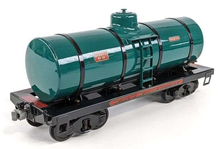 T Reproductions T-Reproductions Buddy L Tank Car - Green - Kraft Auction Service, LLC