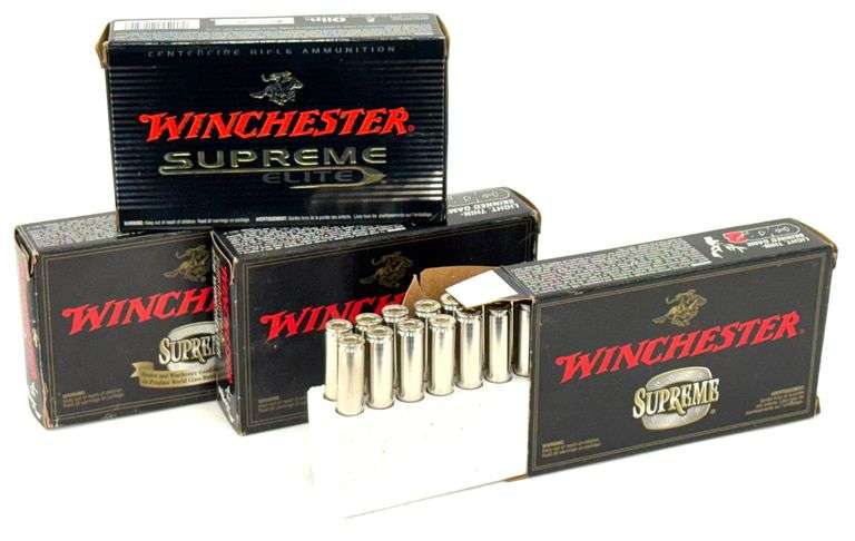 80 Rounds Winchester .270 Supreme Elite & Supreme Ammo in Boxes