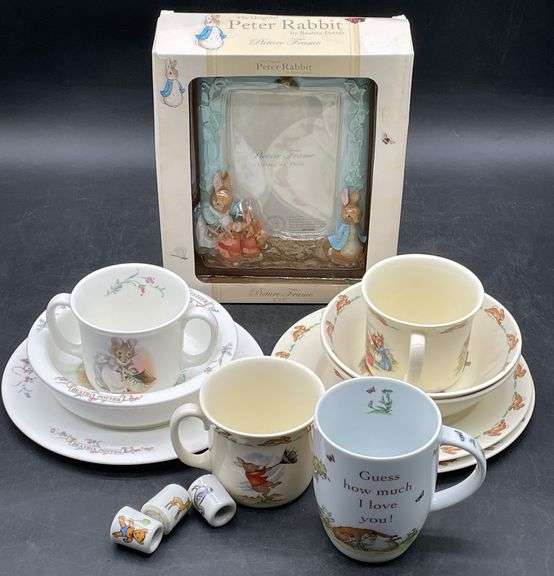 Peter Rabbit Classic Cream and Blue Party Bowls 8pk 6.5inch Diameter Tableware