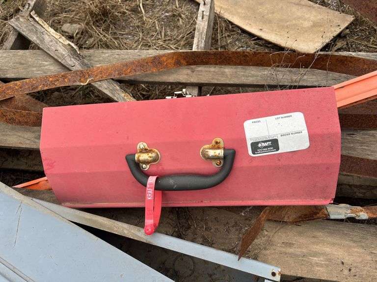 (II) Empty Electrical Breaker Box, Tool Box & Budweiser Sign - Kraft ...