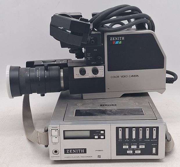 G) Zenith Cassette Recorder Model No. VR 9800 and Zenith Color
