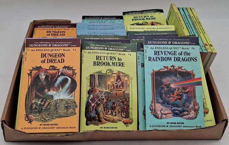 Endless Quest Books R (D) Dungeons and Dragons Endless Quest Adventure Books - Kraft Auction ...