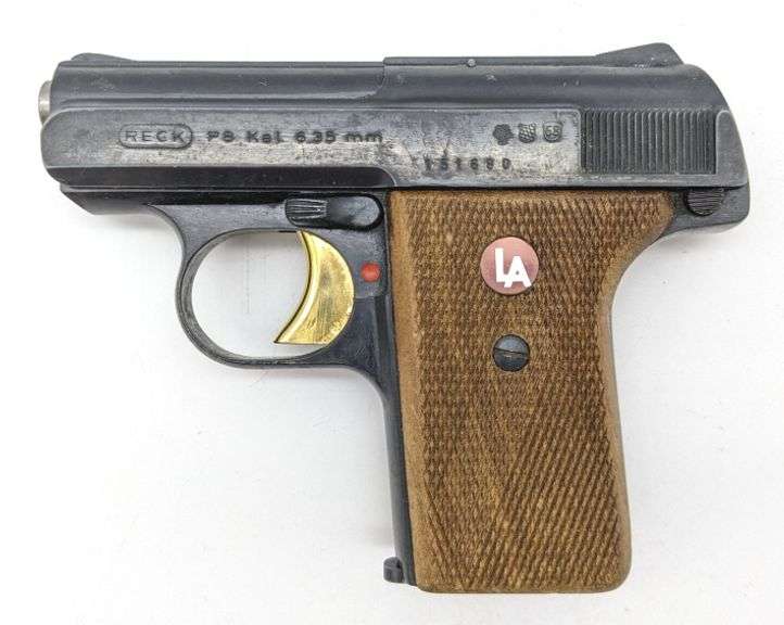 Reck R No Reck Model P8 6.35mm / .25 ACP Semi Auto Pistol - Kraft Auction Service ...