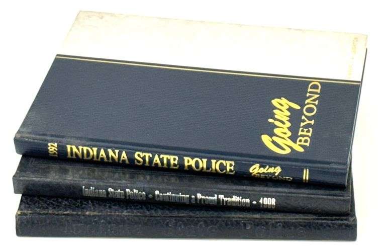 Indiana State Police Yearbooks 1980,1992, and 1996