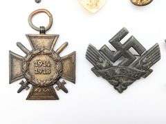 (7) WWII German Tinnie Badges