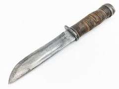 WWII Cattaraugus 225Q Fighting Knife w/ Sheath