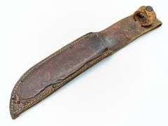 WWII Cattaraugus 225Q Fighting Knife w/ Sheath