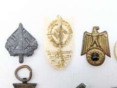 (7) WWII German Tinnie Badges