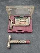 (K) Two Vintage Shaving Razors, Hortus Folding Razor, And Letter Opener ...