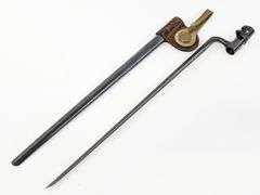 US M1873 Trapdoor Socket Bayonet w Scabbard & Frog