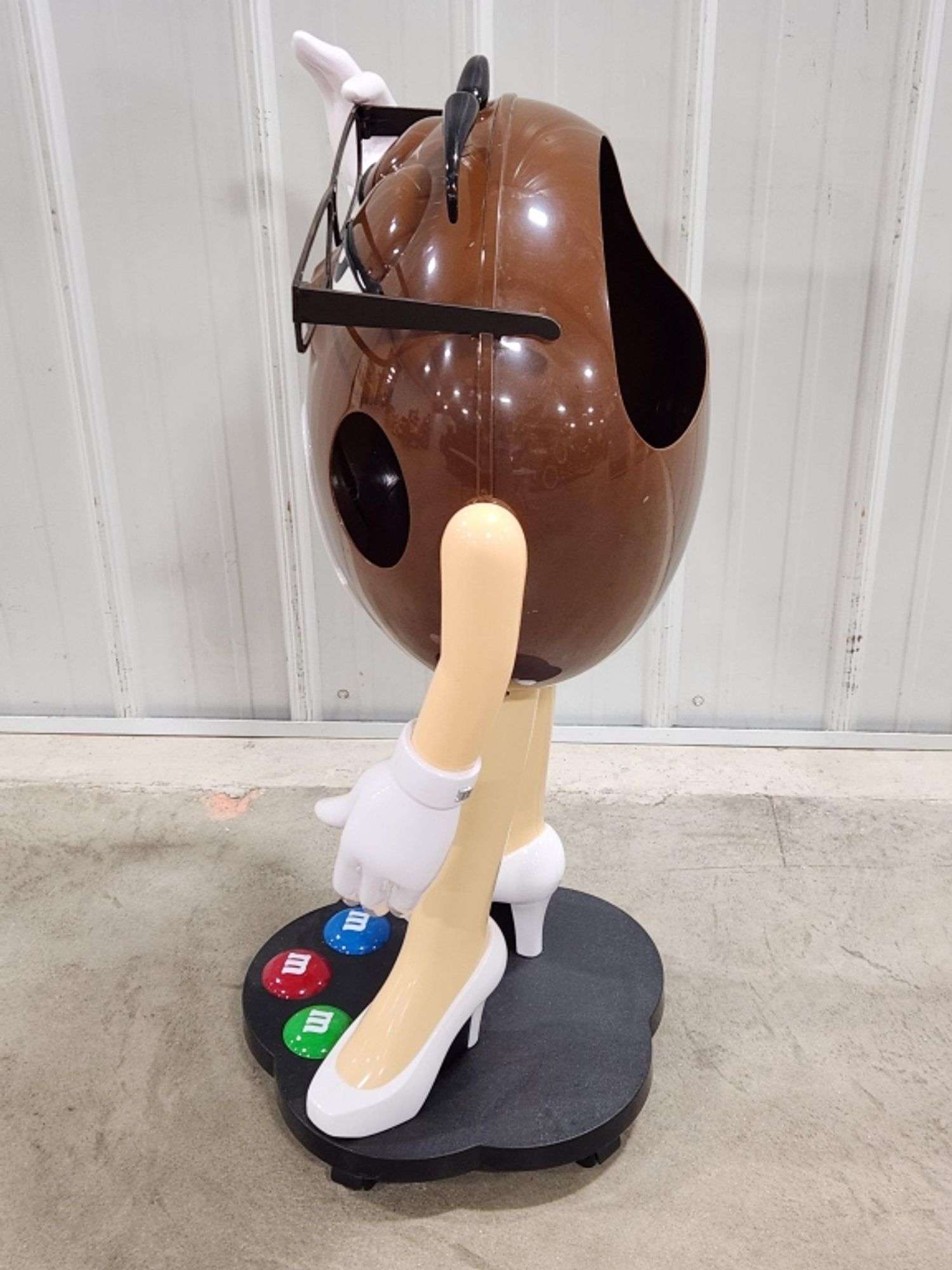 Life-Size Brown M&M's Female Figural Store Display - Kraft Auction