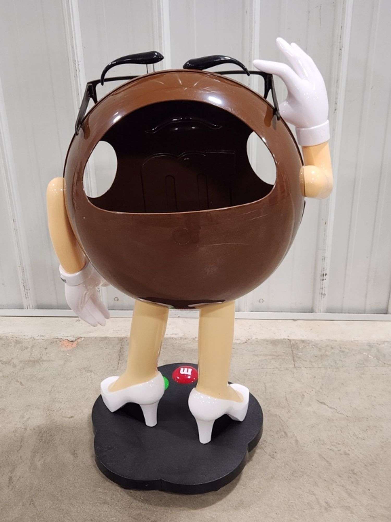 Life-Size Brown M&M's Female Figural Store Display - Kraft Auction