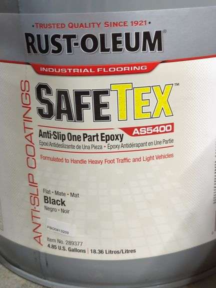 Rust-Oleum Safe Tex Anti-Slip One Part Epoxy - Kraft Auction Service, LLC