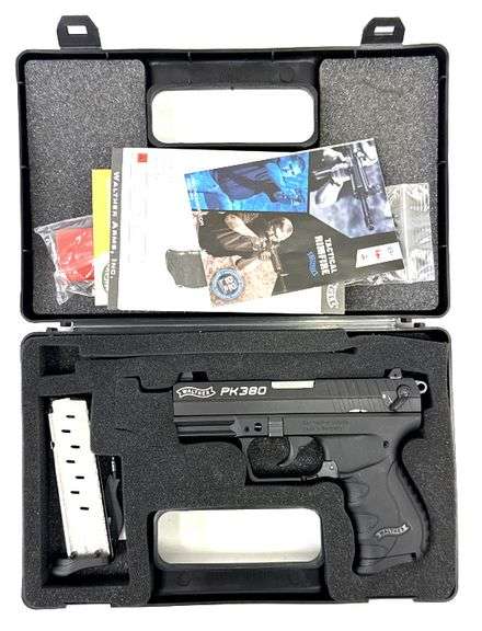 Walther PK380 Semi-Automatic Pistol in Case