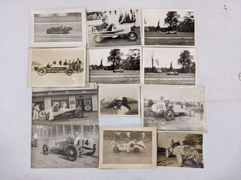 Original Racing Cars Original Auto Racing Photos Lot - Kraft Auction Service, LLC