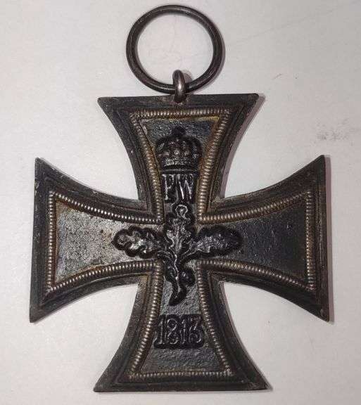 Vtg. World War 1 WWI German Imperial 1813 1914 Iron Cross Military Medal
